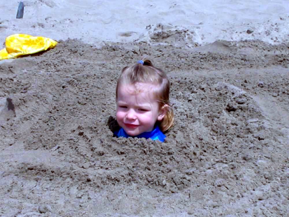 Grace in the sand